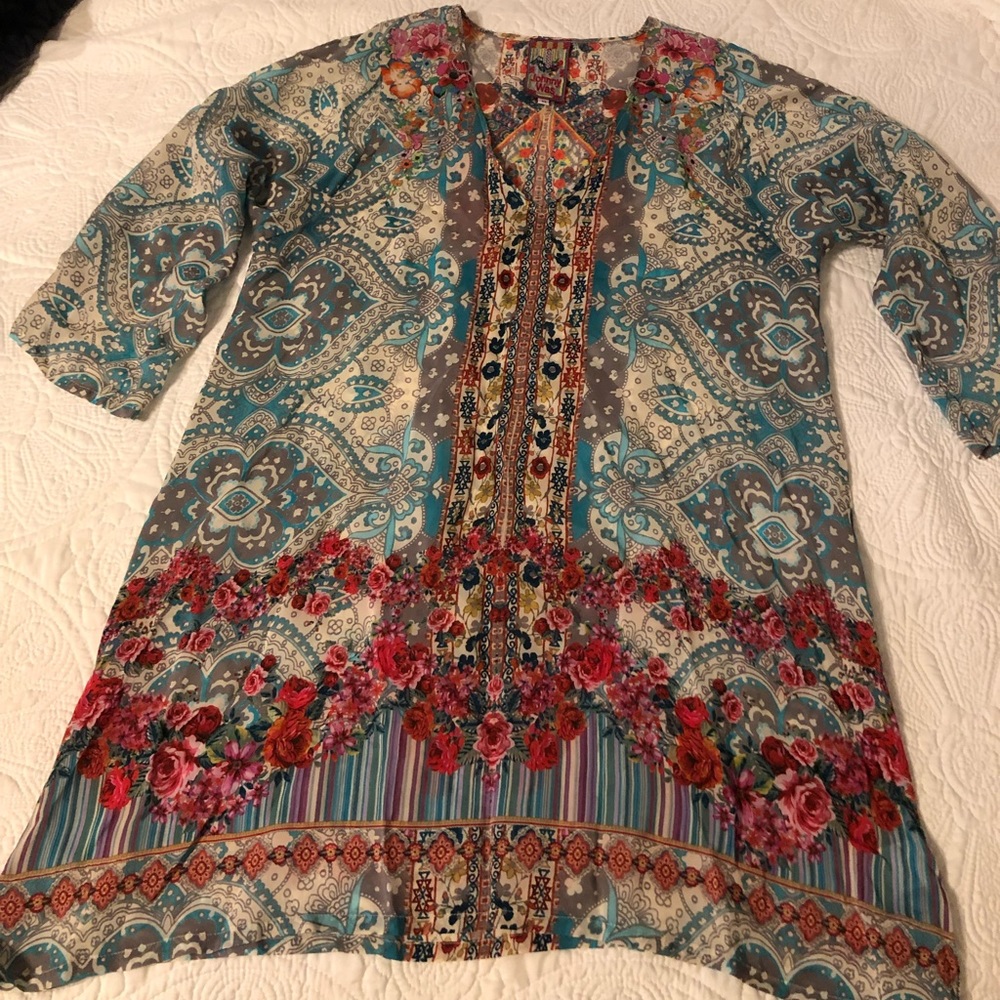 Johnny Was tunic sz medium